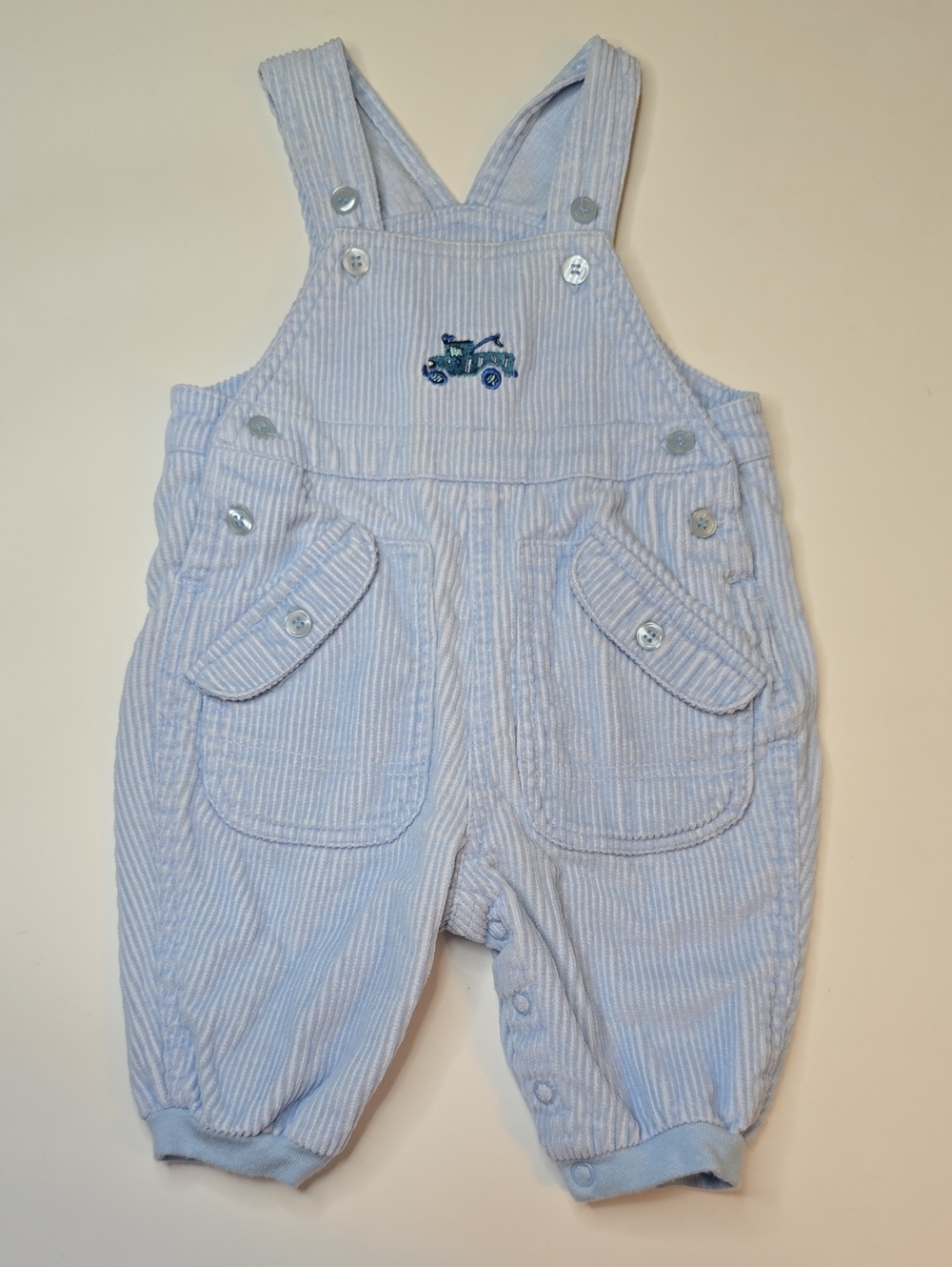 Vintage Baby Place Corduroy Baby Overalls